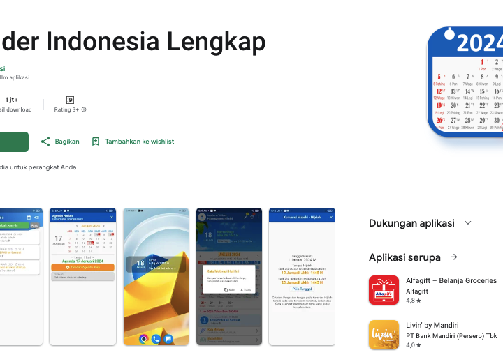 Kalender Indonesia: Aplikasi Kalender Terbaik untuk Android